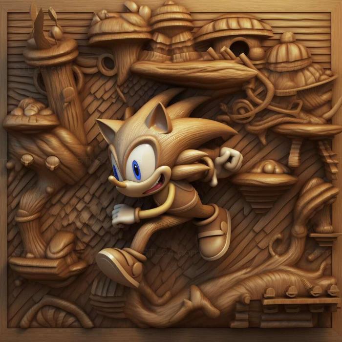 Games (Sonic Runners 1, GAMES_29757) 3D models for cnc